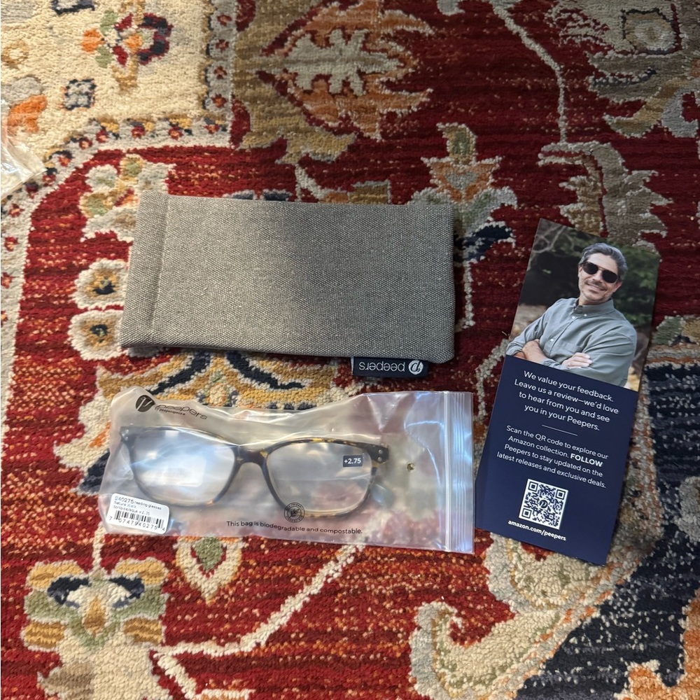 Peepers Reading Glasses +2.75 New Tortoise Frame Unisex